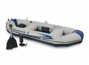 Set bateau gonflable 3 places MARINER 3 INTEX